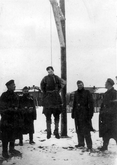 казнь советского гражданина немецко-фашистскими оккупантами, 1941 год