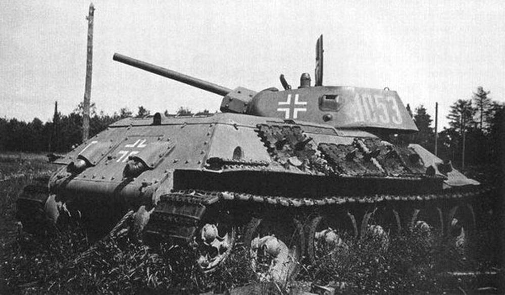 ударный танк Т-34 в танковый частях СС