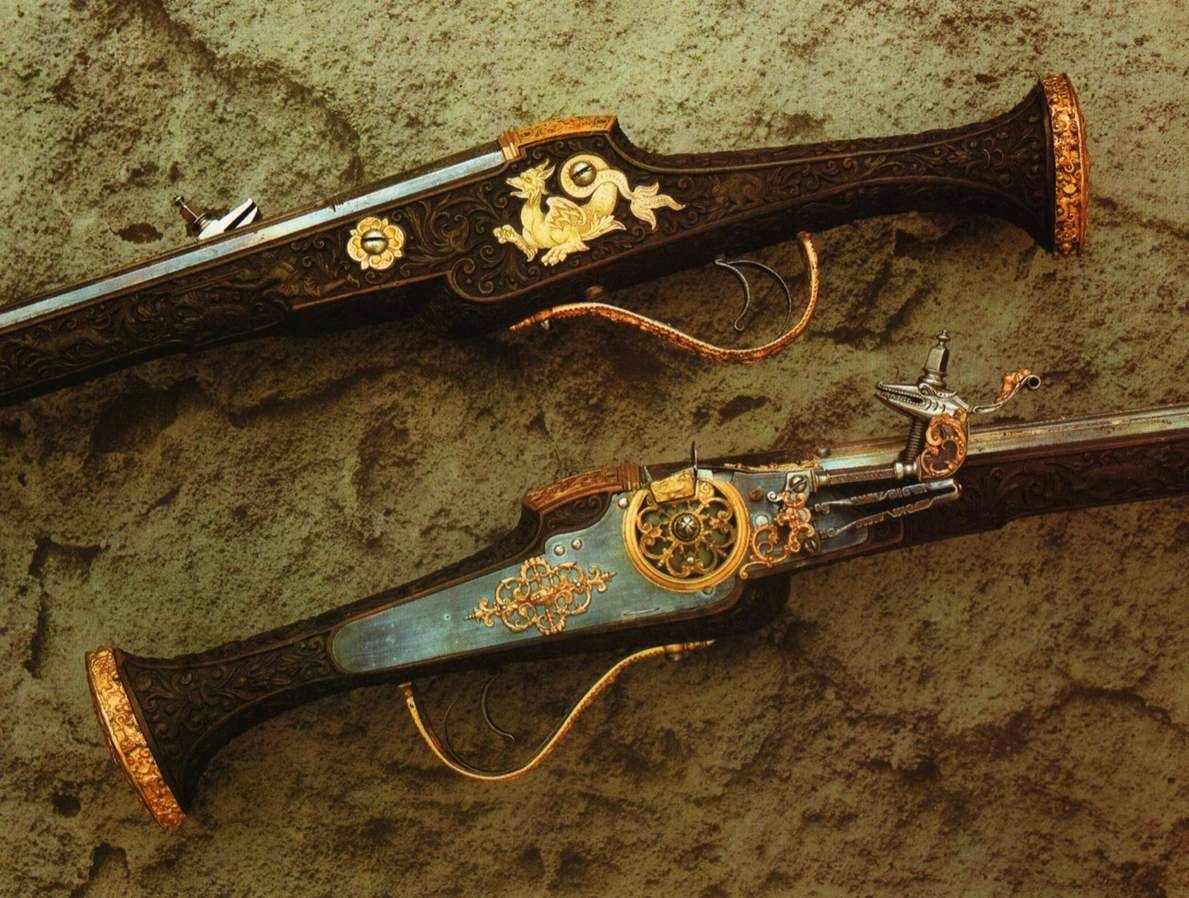 Пистолеты с колесными замками, Георг Гесслер, Дрезден, 1614 год, фото