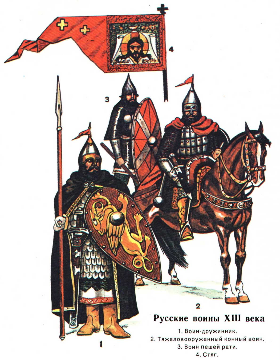 Русские воины XIII века - реконструкция