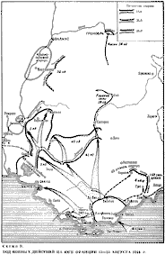 Ход боевых действий на юге Франции 15-25 августа 1944 г.