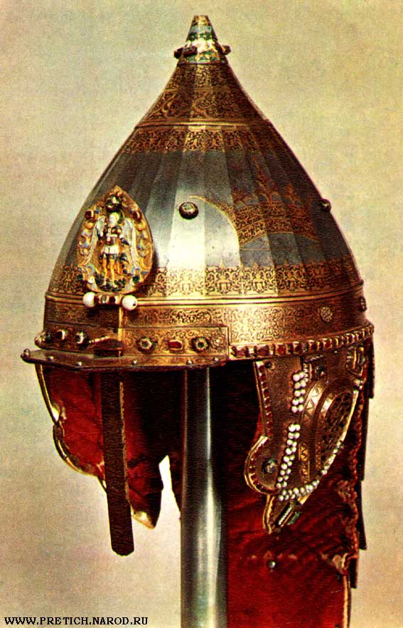 Булатный русский шлем (Шапка Иерихонская), 1621 год - фото, Оружейная палата