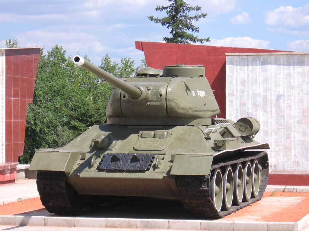 Танк Т-34-85 За Родину!